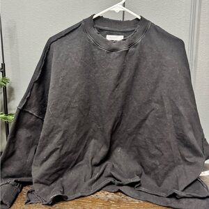 Mod Ref Black Crewneck Sweatshirt